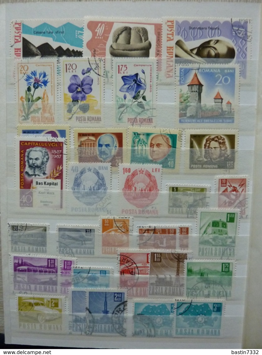 World,Motief/Motiv/Thematics/Topics/East-Europe in 5 stockbooks+approx. 550 grams off paper stamps!