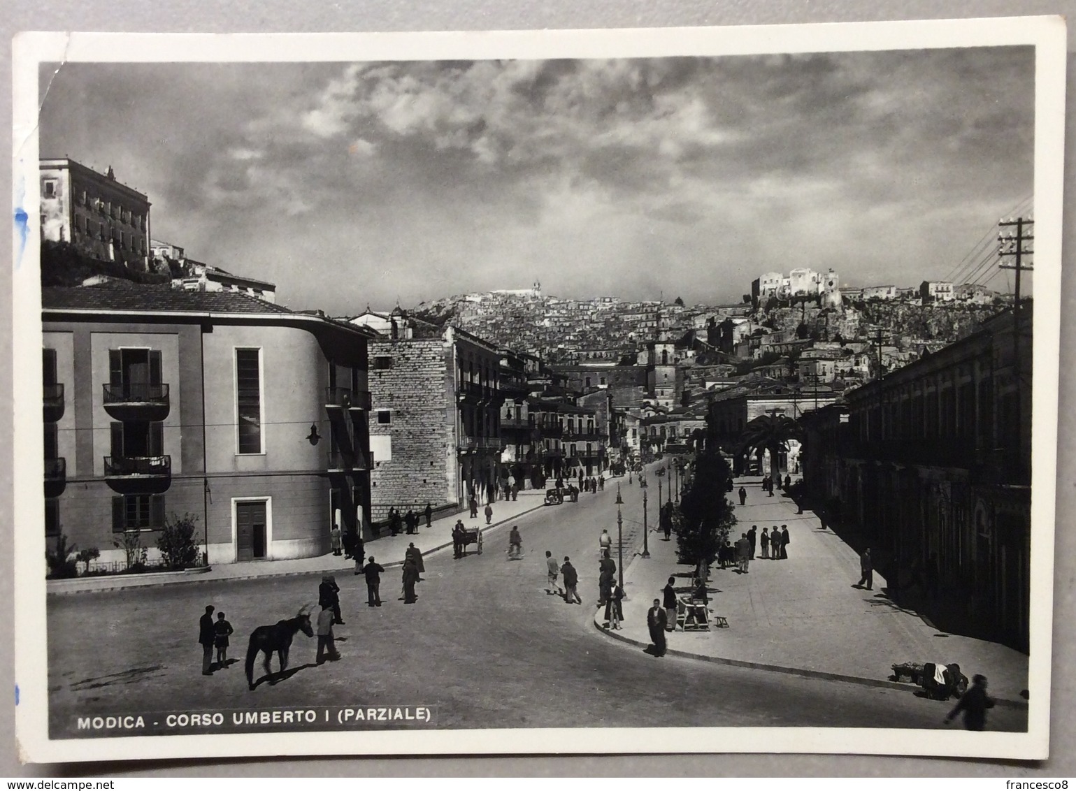 1954 MODICA CORSO UMBERTO I (parziale) / Ragusa - Modica