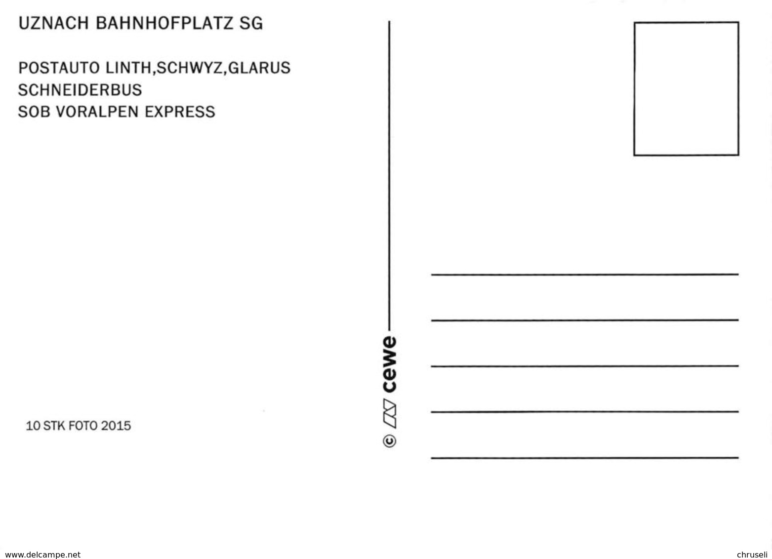 Uznach  Postauto  Limitierte Auflage! - Uznach