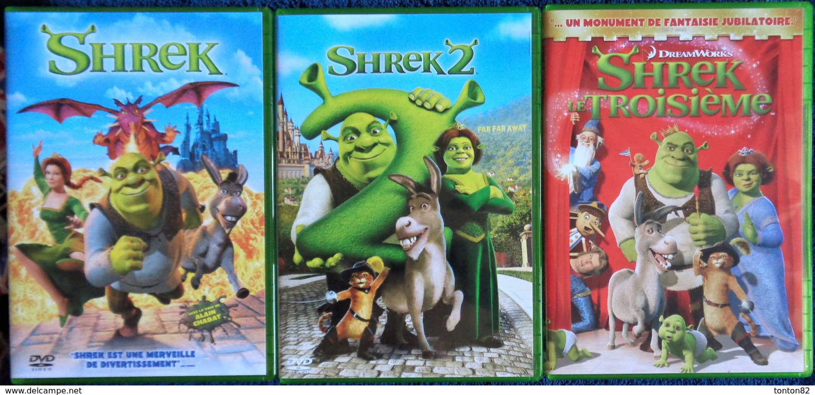 SHREK - La Trilogie - Édition Spéciale - 3 DVD . - Cartoni Animati