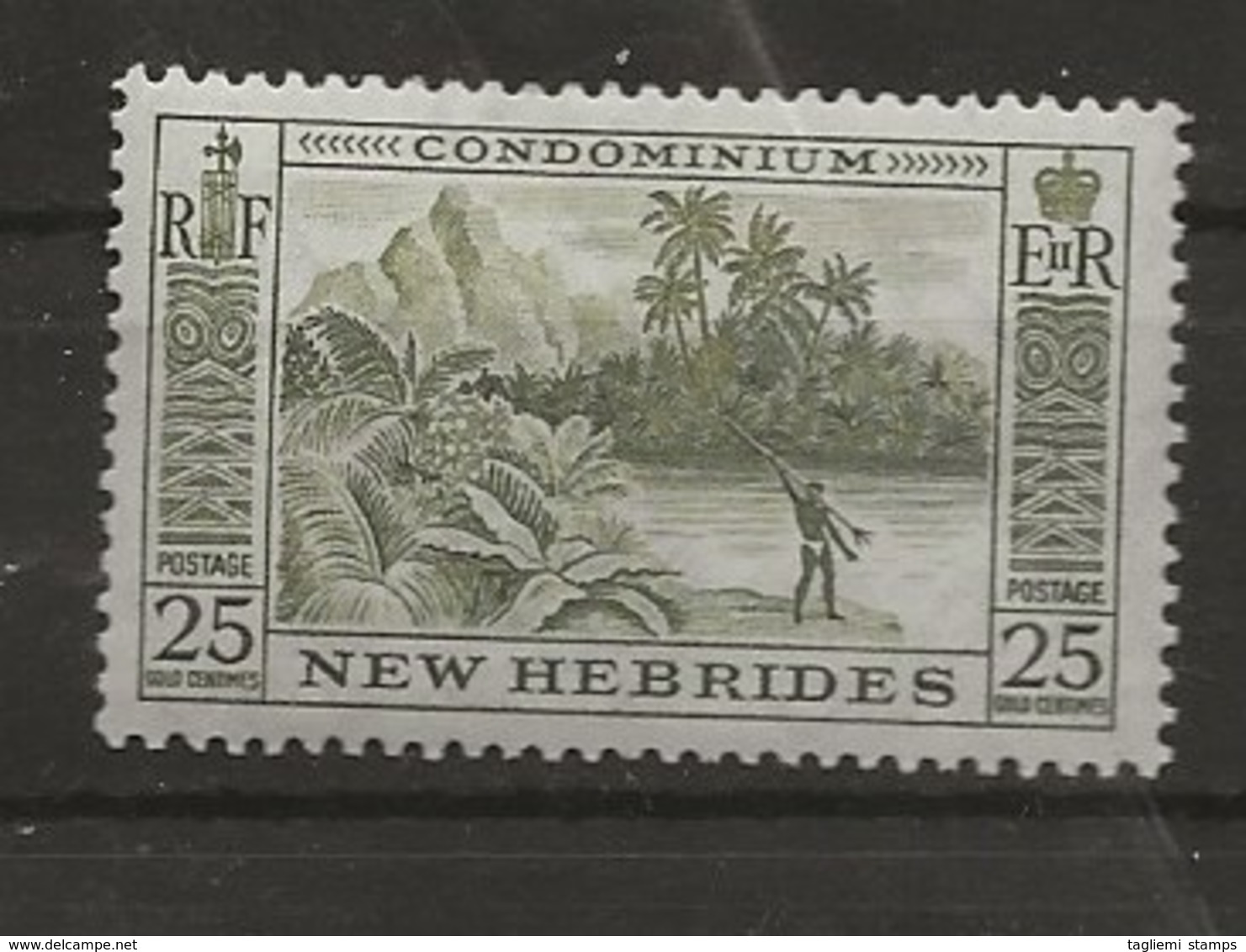 New Hebrides, 1957, SG  88, Mint Hinged - Neufs