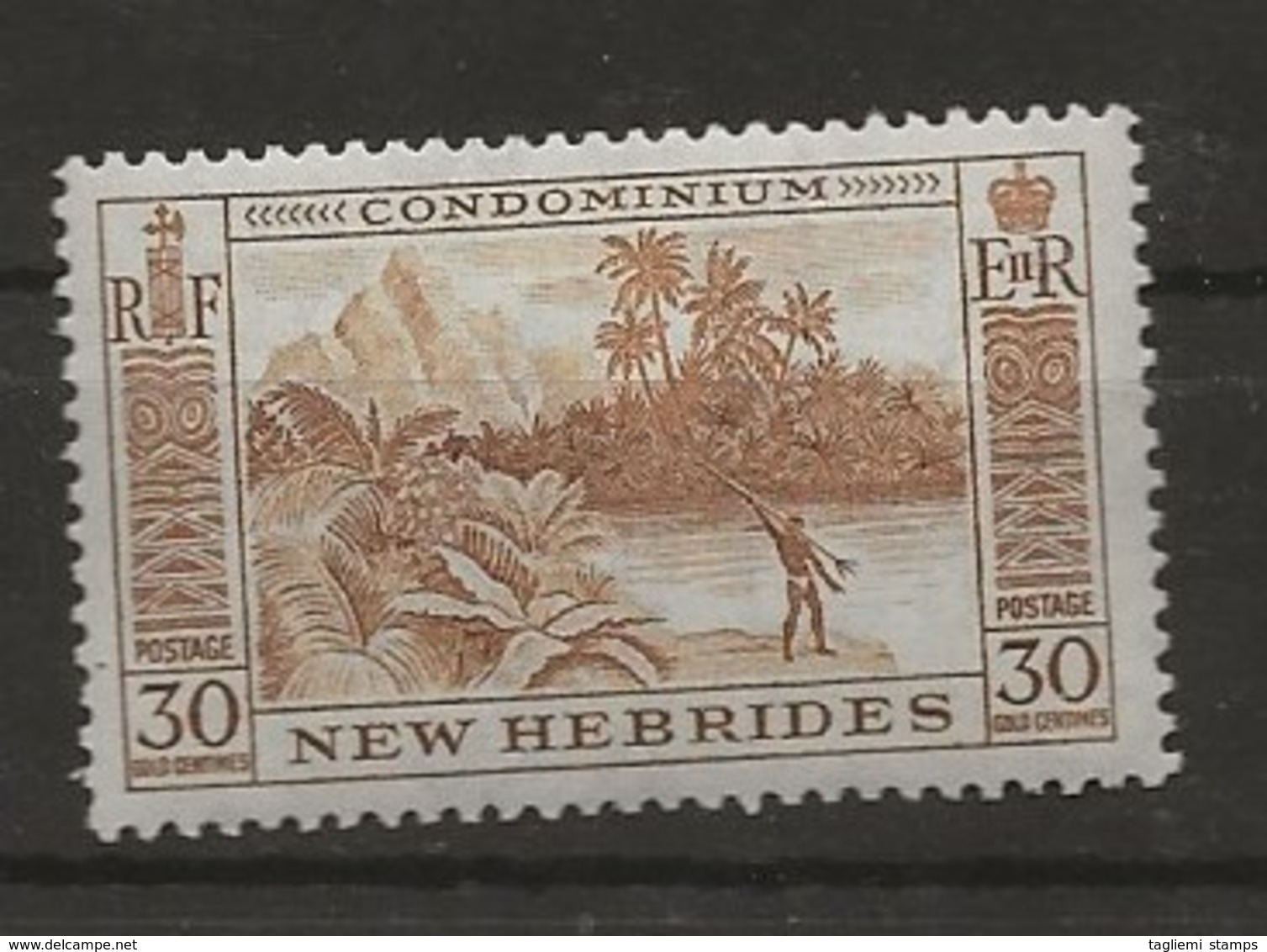 New Hebrides, 1957, SG  89, Mint Hinged - Unused Stamps