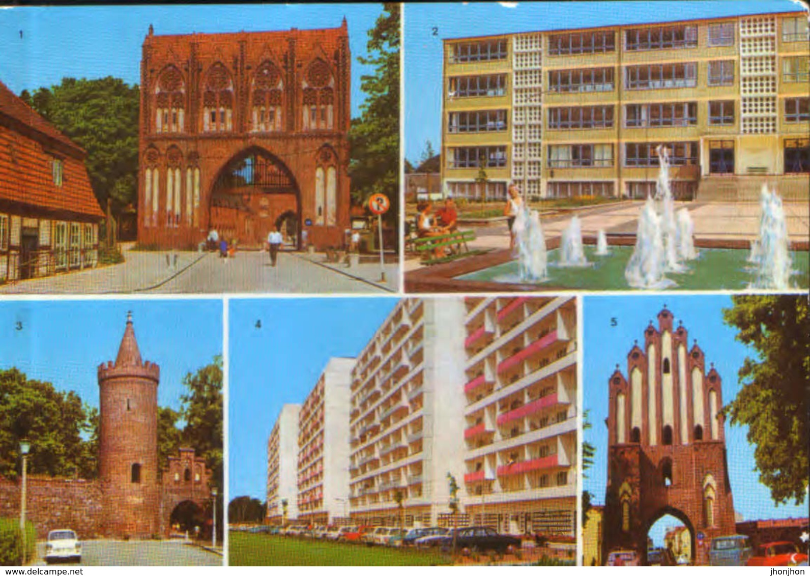 Germany - Postcard Unused 1979 - Neubrandenburg -  Images From The City - Neubrandenburg