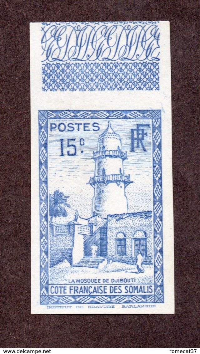 Cote Des Somalis N°153 Essai De Couleur Nsg TB!!RARE - Neufs