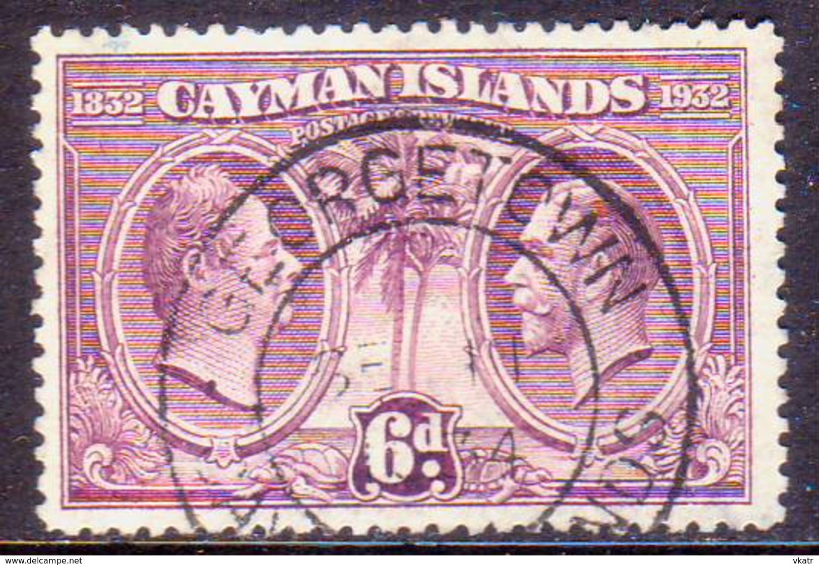 Cayman Islands 1932 SG #91 6d Used "Assembly Of Justices And Vestry" CV £23 - Cayman (Isole)