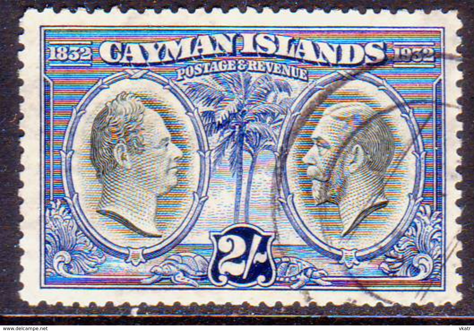 Cayman Islands 1932 SG #93 2sh Used "Assembly Of Justices And Vestry" CV £85 - Cayman (Isole)