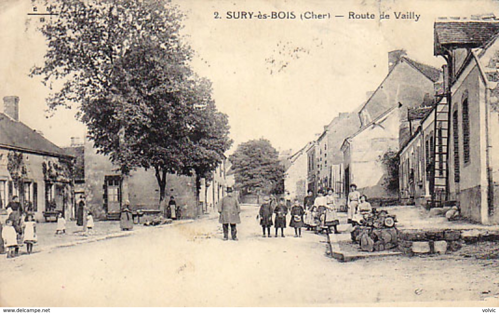 18 - SURY-ES-BOIS - Route De Vailly - - Sury-près-Léré