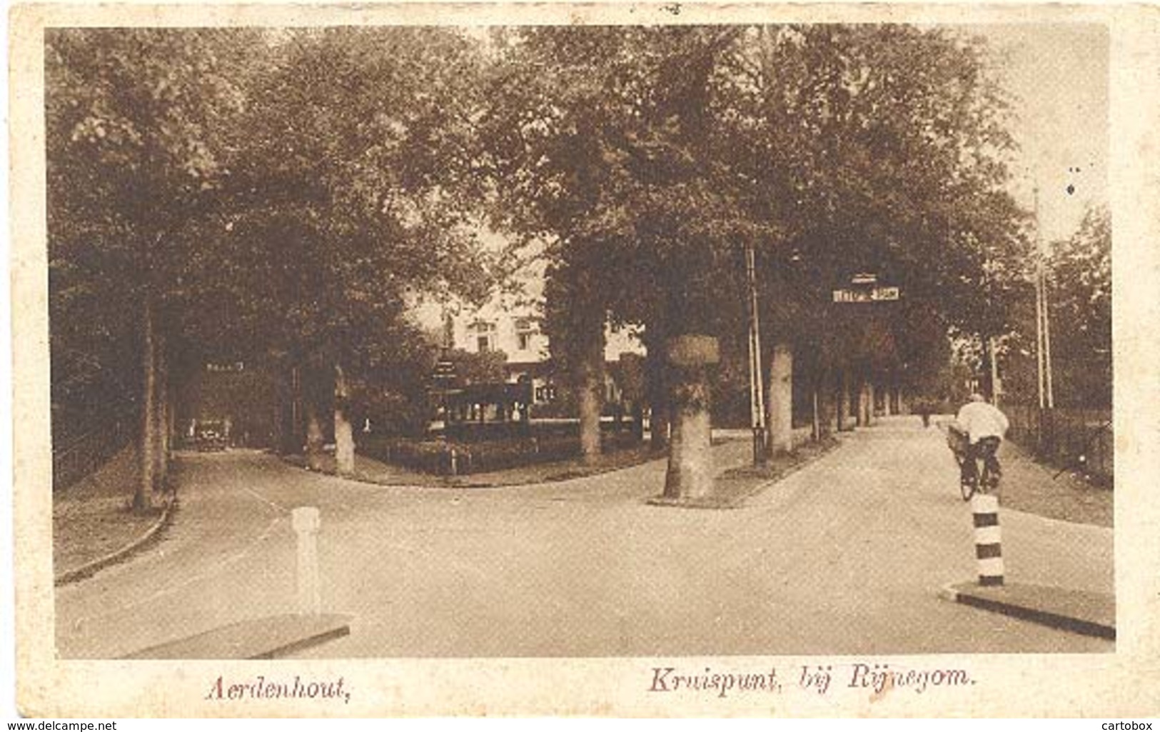 Aerdenhout, Kruispunt Bij Riinegom      (gemeente Bloemendaal)         . - Bloemendaal