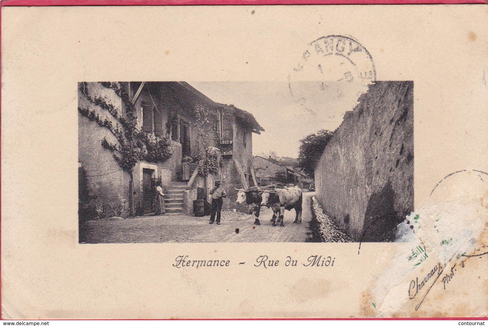 CPA SUISSE HERMANCE Rue Du Midi - Hermance