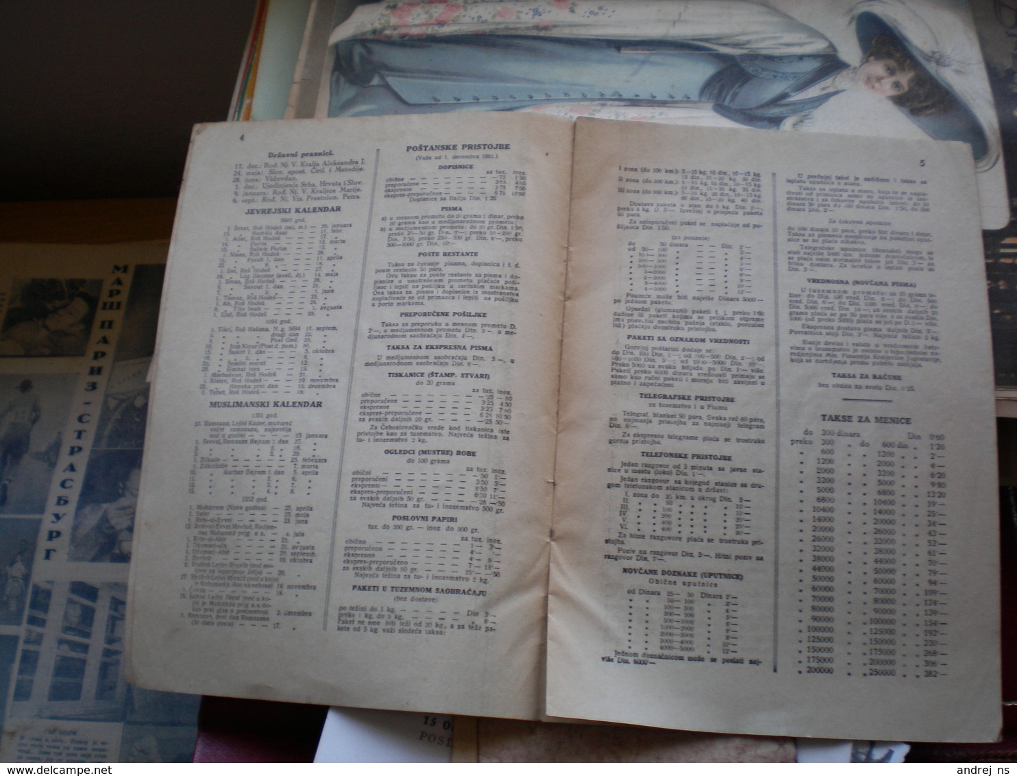 Kalendar Za 1933 Sa Uputstvom Kako Se Ocuvati Od Pozara Fireman, Chimney Sweeper - Grand Format : 1921-40
