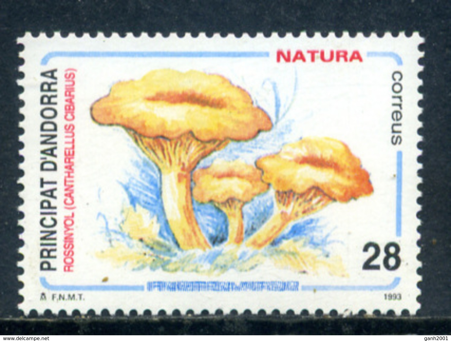 Andorra 1993 / Mushrooms MNH Setas Pilze Champignons Fungi / Ef36  38-27 - Hongos