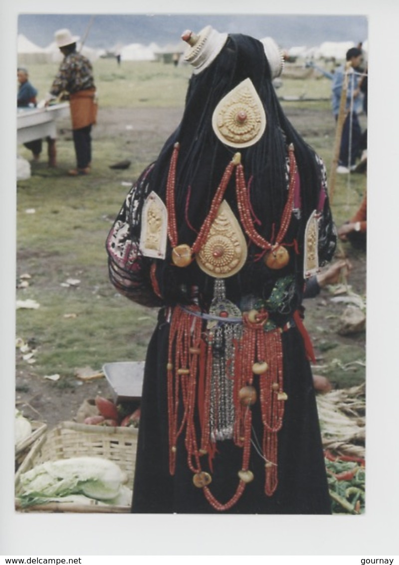 Asie : Tibet - Femme Nomade D'Amdo Portant La Coiffure Traditionnelle  (Maison Du Tibet Cp Vierge - Lassale) - Tíbet