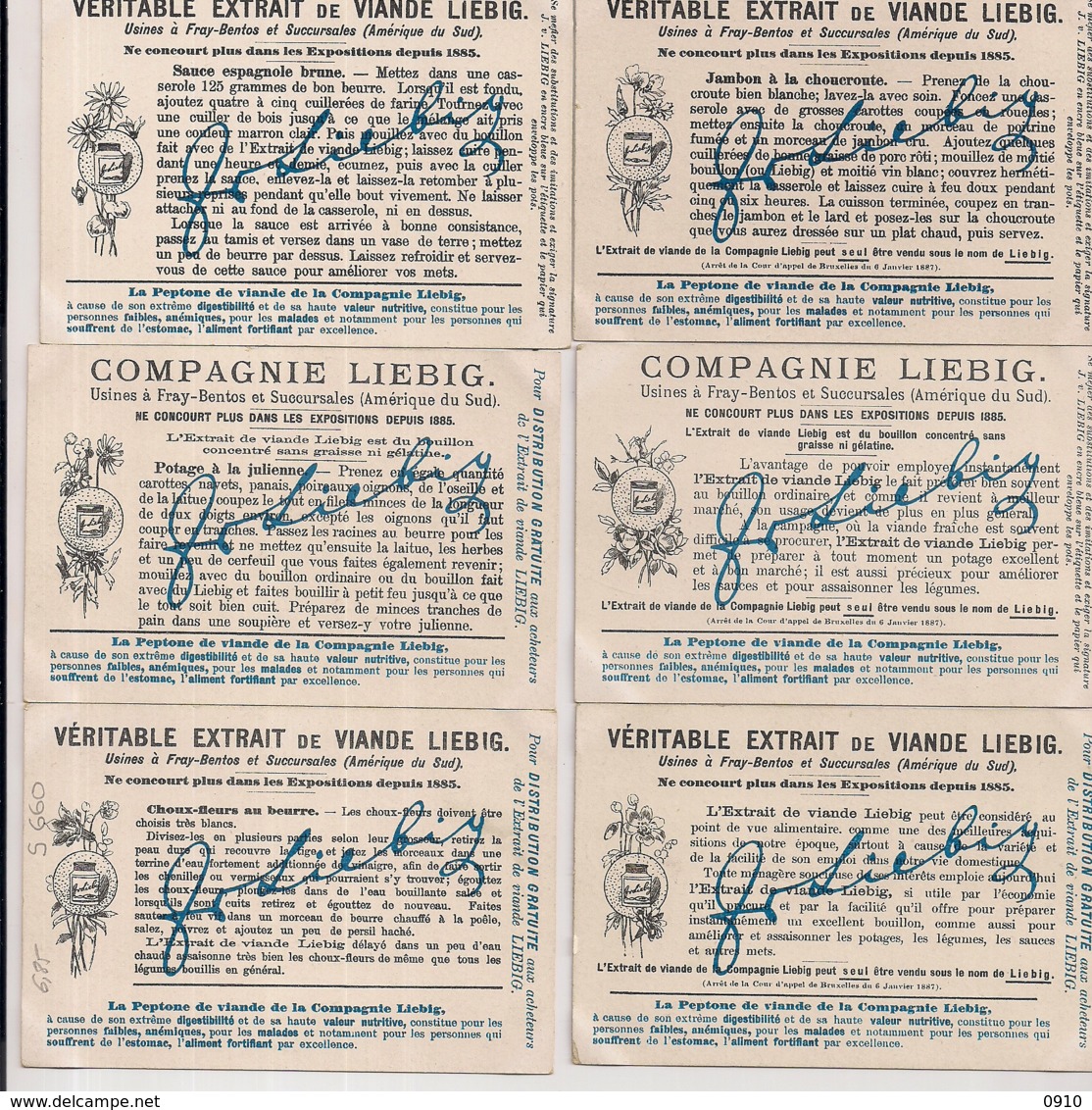 CHROMO LIEBIG S660-VUES DE LA CHINE (2)-6 ST. FRANS-1901 - Liebig