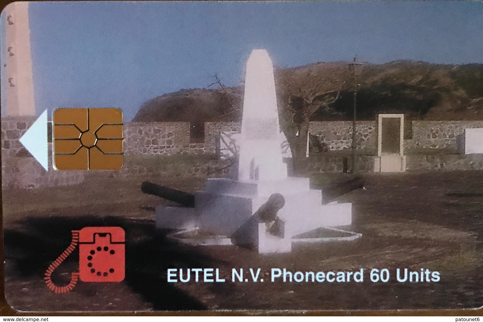 ANTILLES NEERLANDAISES - EUTEL N.V.  -  60 Units  -  NAF 17.00 - Antillen (Niederländische)