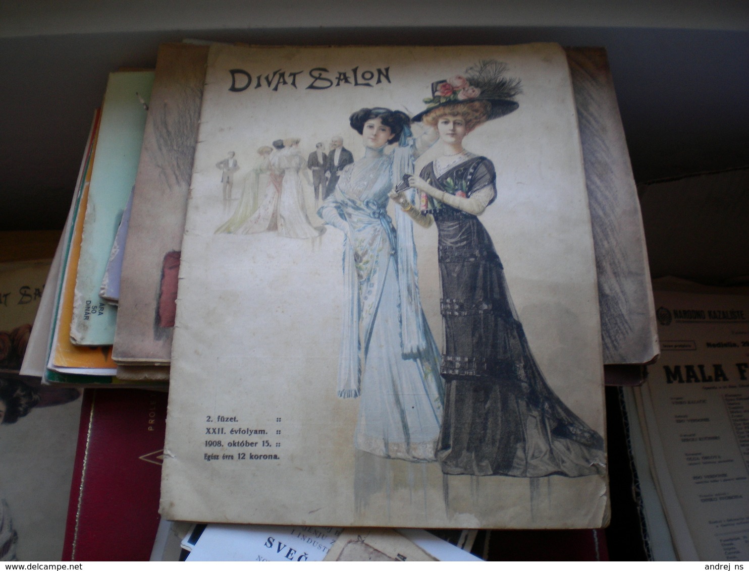 Hungari Divat Salon Fashion 1908 Budapest - Mode