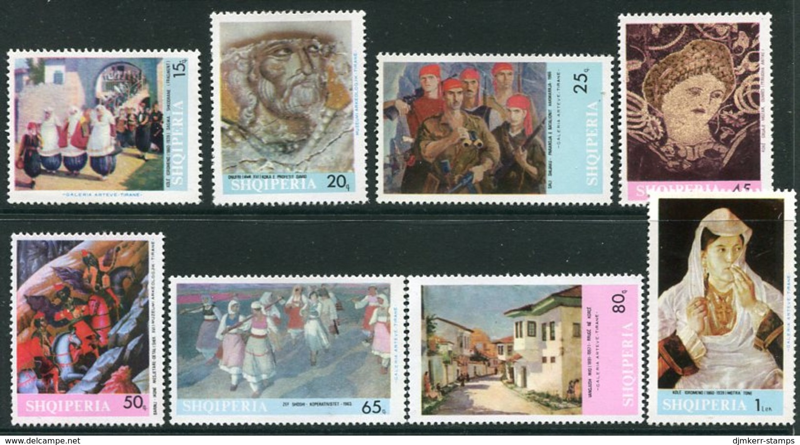 ALBANIA 1967 Art MNH / **.  Michel 1201-08 - Albanië