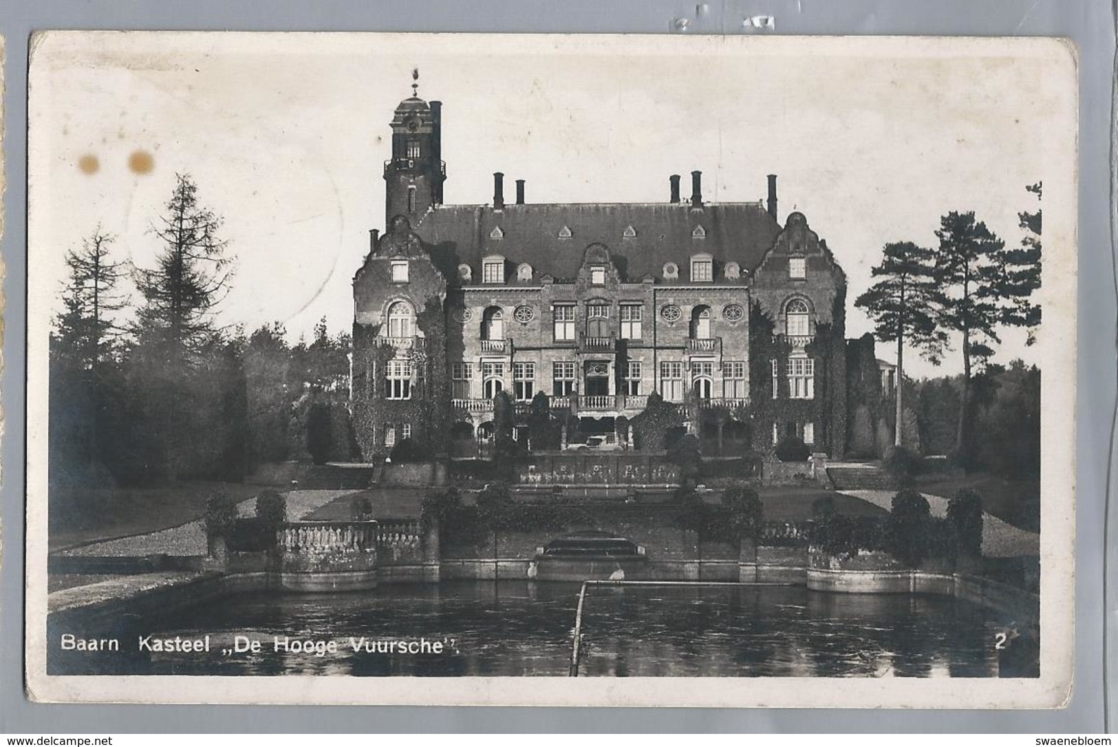 NL.- BAARN. Kasteel - DE HOOGE VUURSCHE -. 1934 - Baarn