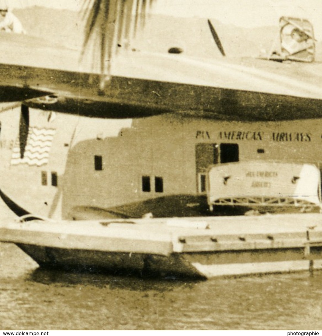 Aviation Hydravion Pan American Airlines California Clipper NC18602 Ancienne Photo 1935 - Luftfahrt