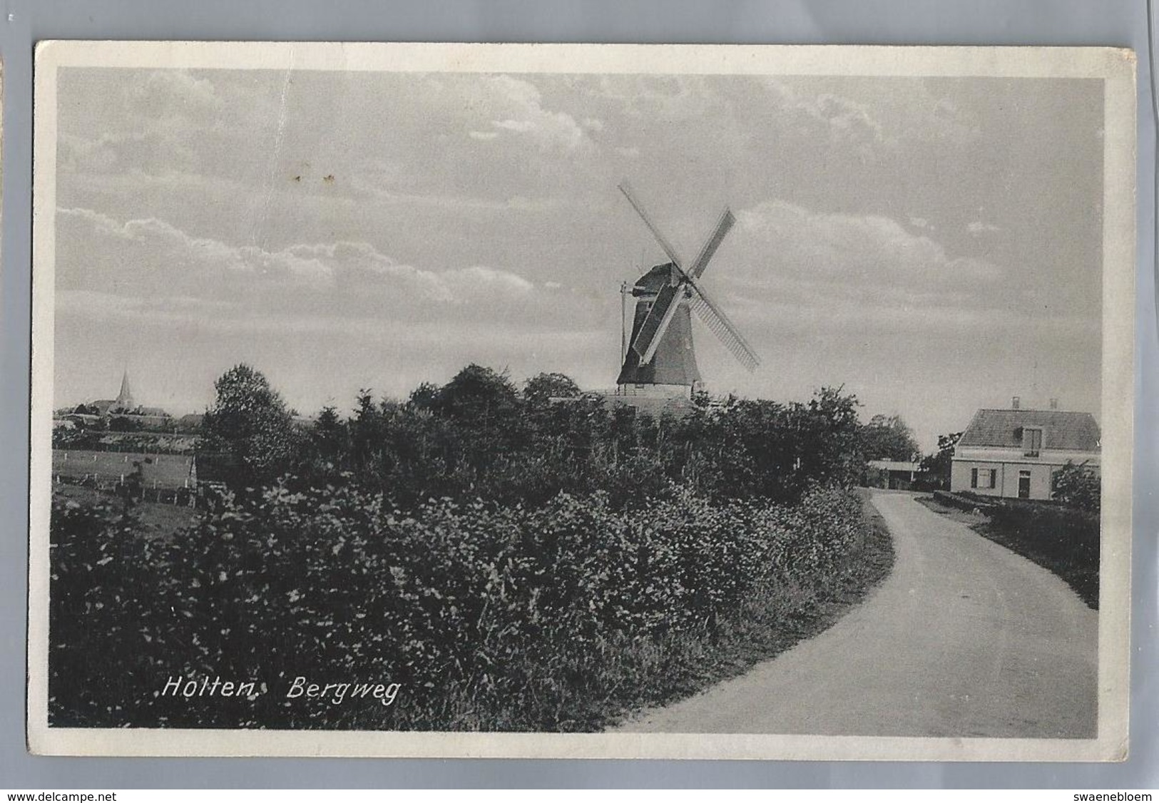 NL.- HOLTEN. BERGWEG. Molen. - Holten