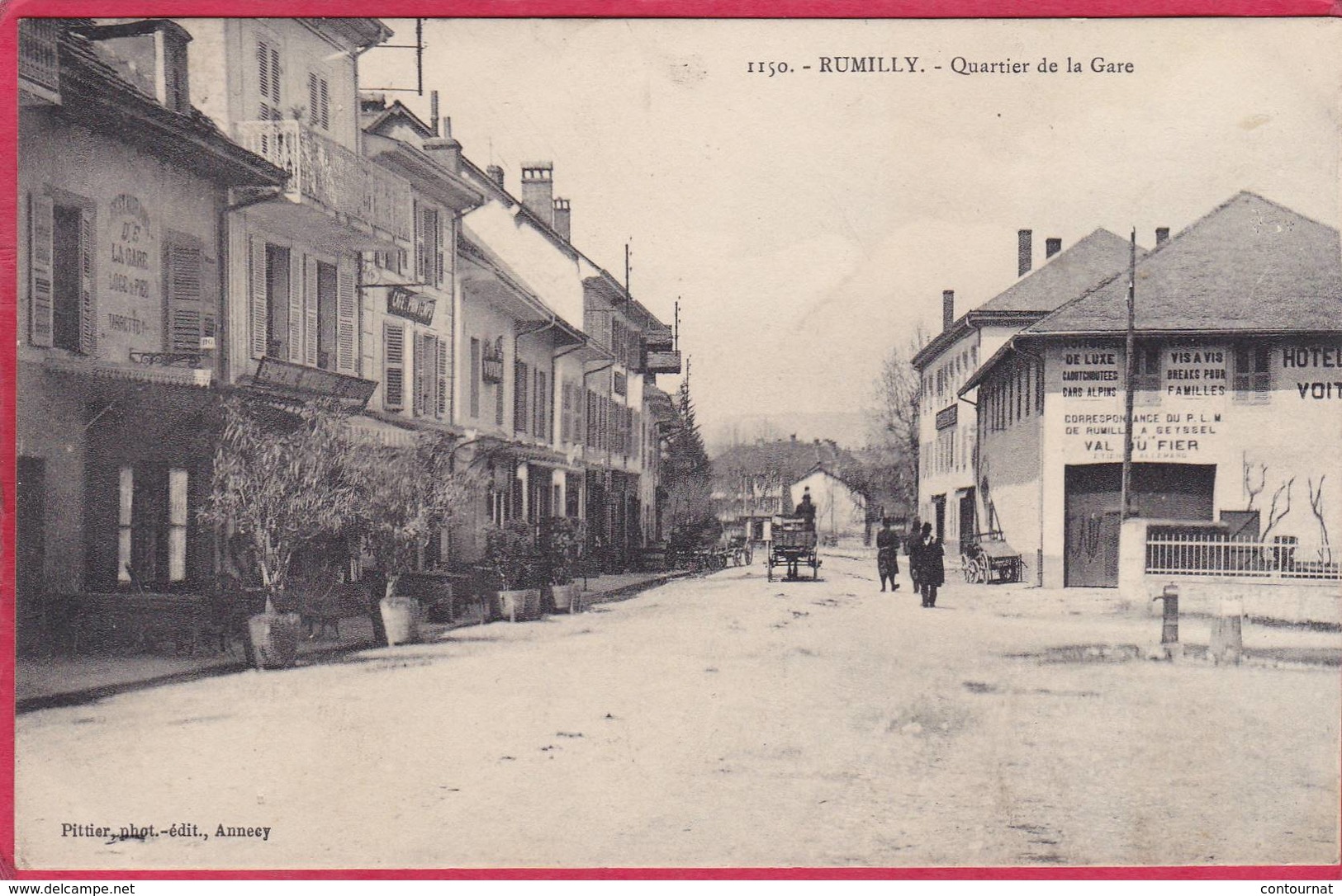 CPA 74 RUMILLY Quartier De La Gare - Rumilly