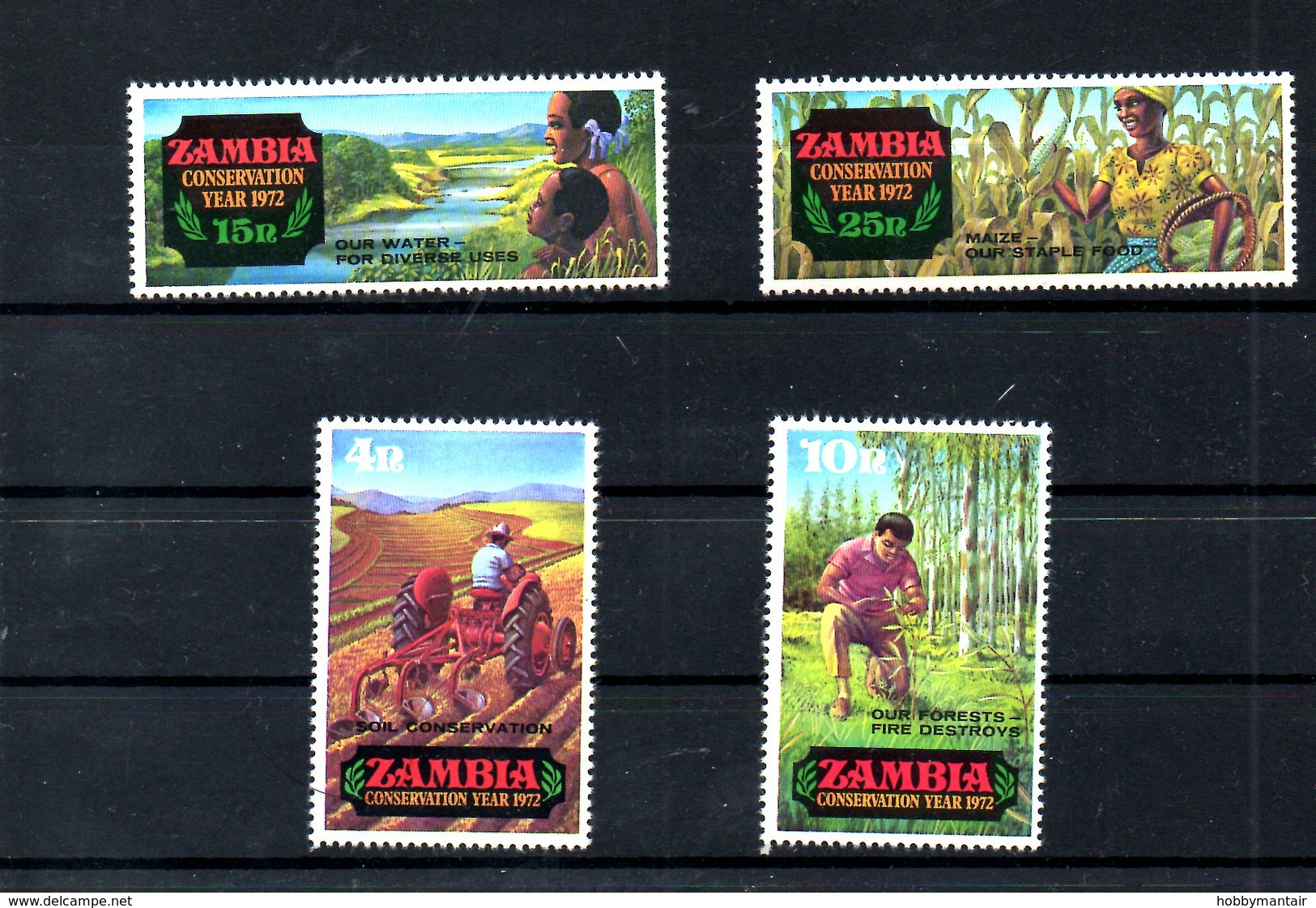 ZAMBIA, 1972,AGRICULTURE, 4v.MNH** - Agriculture