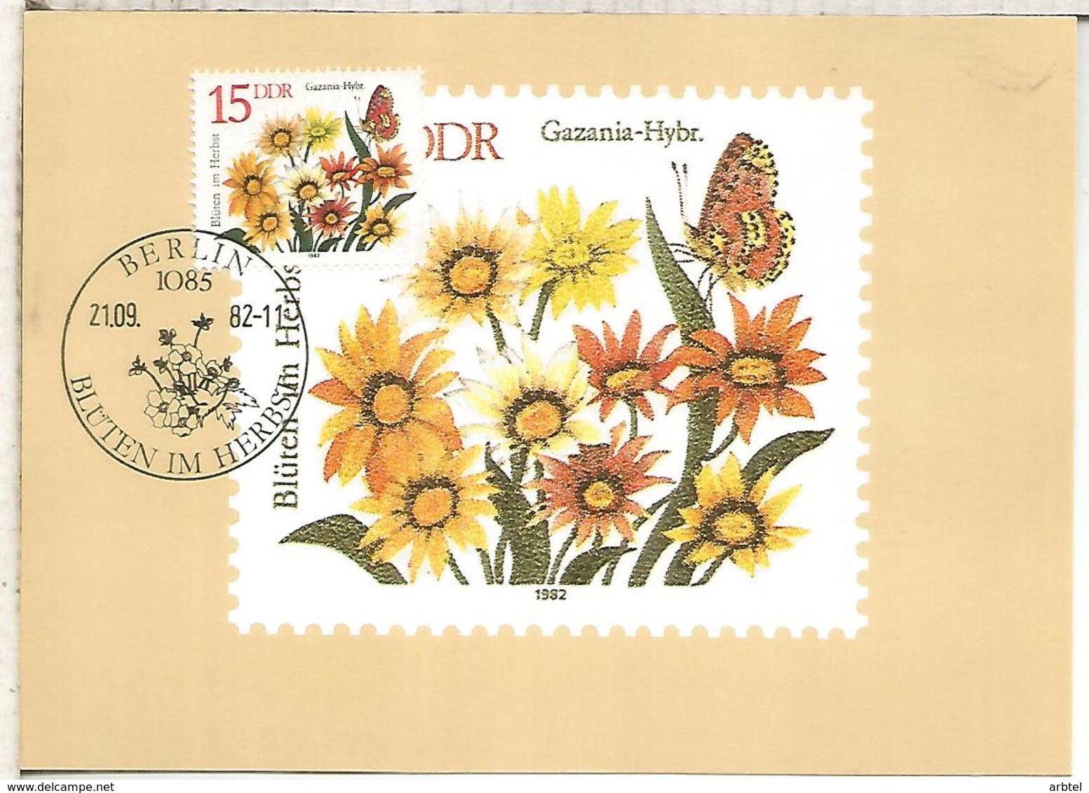 ALEMANIA DDR  FLORES FLOWER - Otros & Sin Clasificación