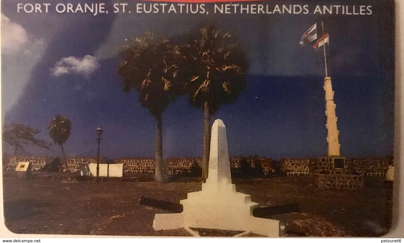 ANTILLES NEERLANDAISES - St EUSTACHE -  Fort Oranje - Prepaid  -  5 $ - Antillas (Nerlandesas)