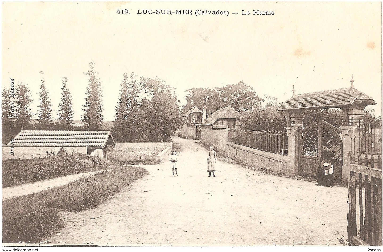 Dépt 14 - LUC-SUR-MER - Le Marais - (Bréchet, édit., N° 419) - Luc Sur Mer