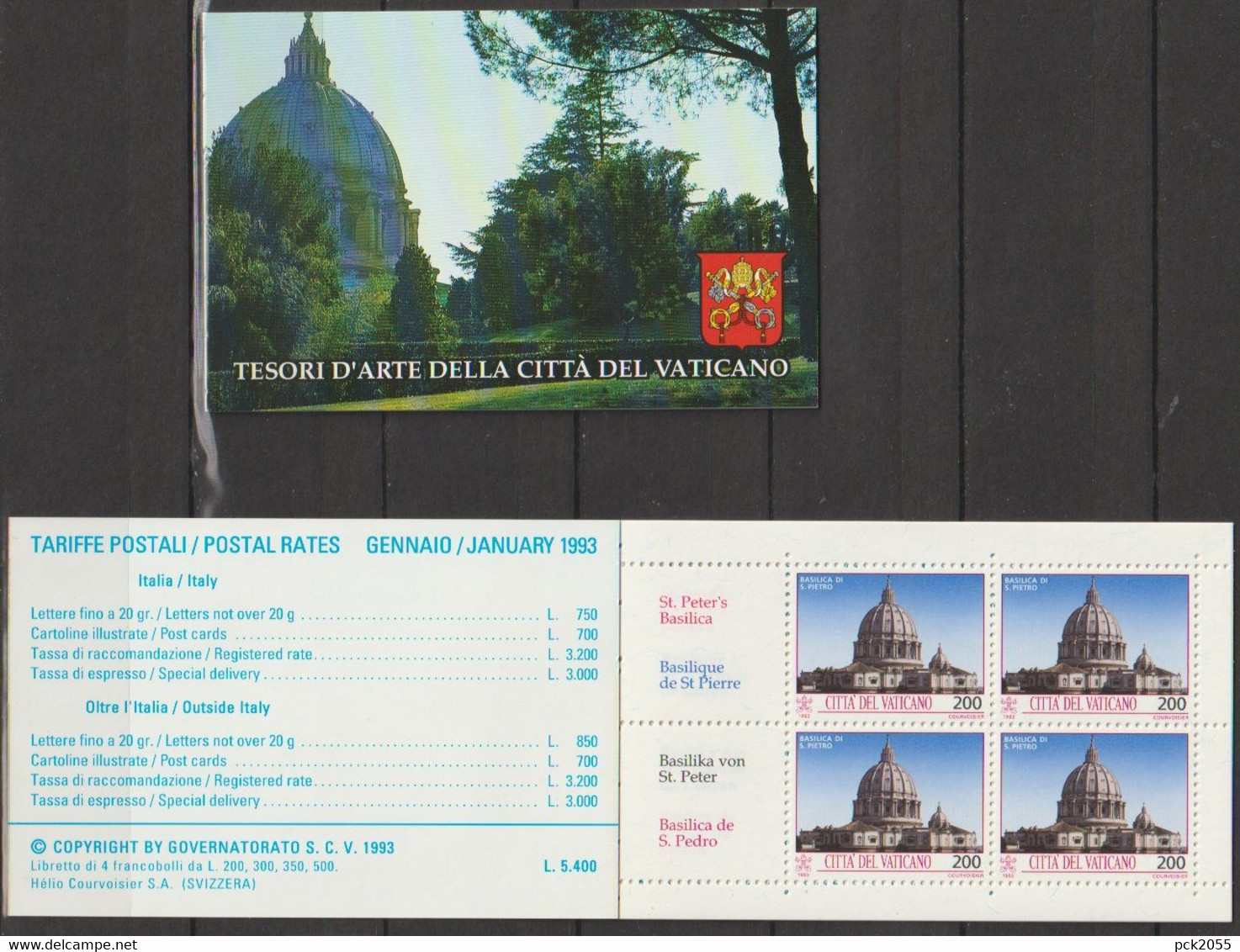 Vatikan 1993 Mi-Nr.MH0-4 ** Postfr. Baudenkmäler( D2825 )günstige Versandkosten - Carnets