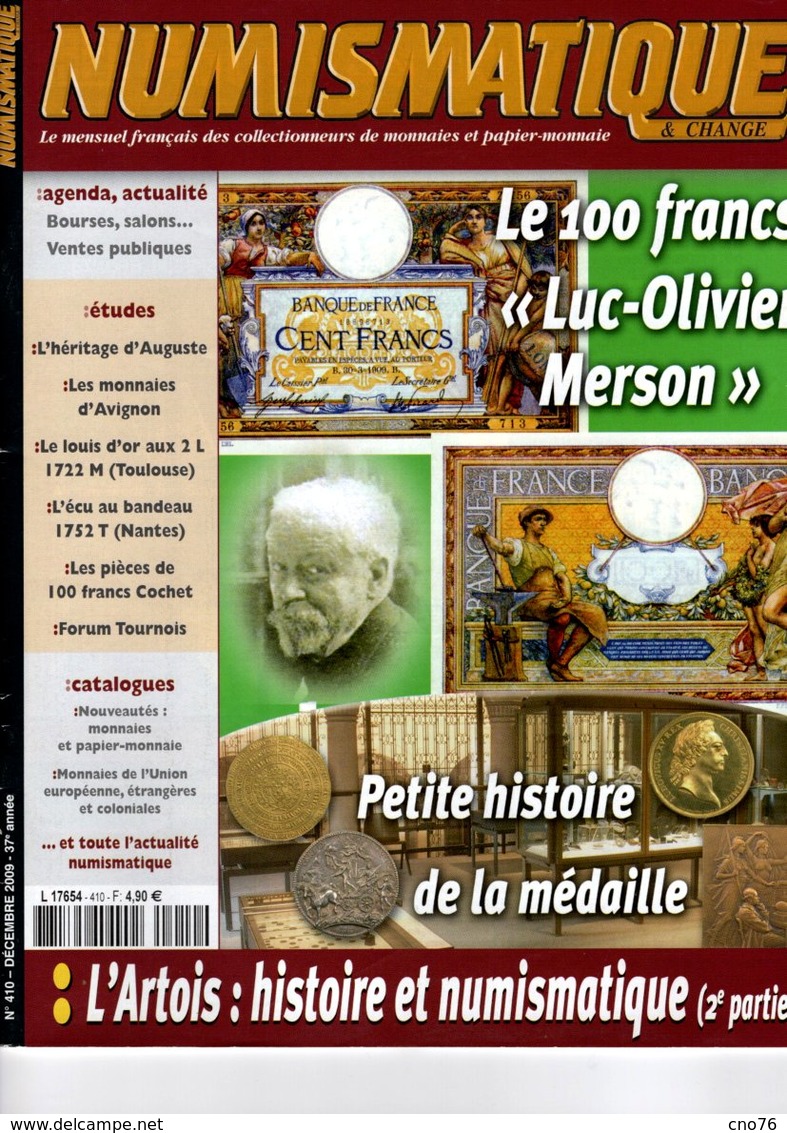 Numismatique Et Change Revue Mensuelle Année 2009 Ensemble De 11 Numéros  En Excellent état - Französisch