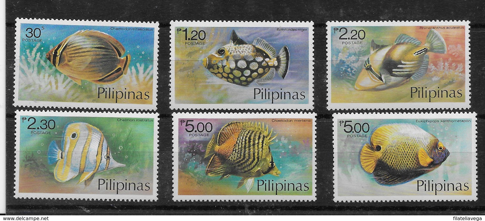 Serie De Filipinas Nº Yvert 1076/81 ** PECES (FISHES) - Filipinas