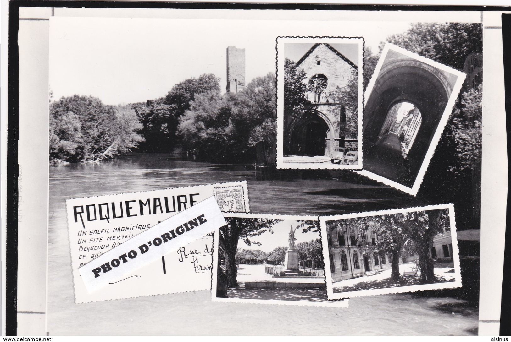 30 - ROQUEMAURE - MULTIVUES - ESSAI PHOTO POUR CREATION DE CARTES POSTALES - Roquemaure