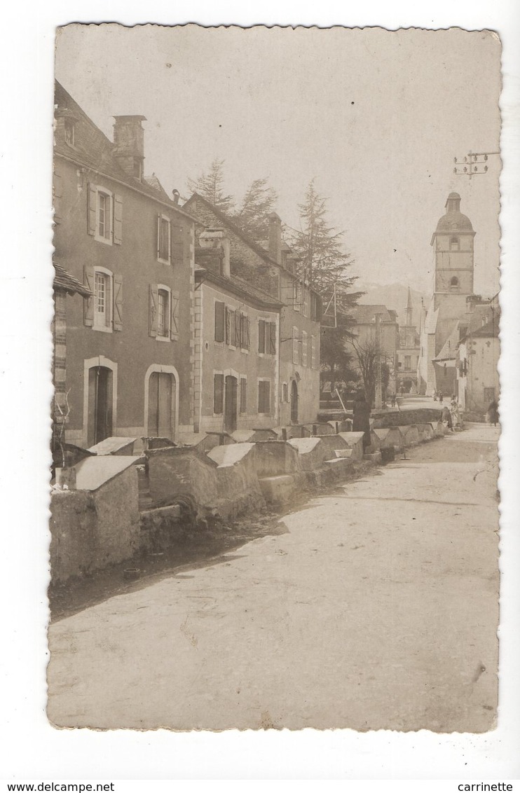 ARUDY - 64 - Béarn - RARE CARTE PHOTO - Le Lavoir Municipal - Arudy