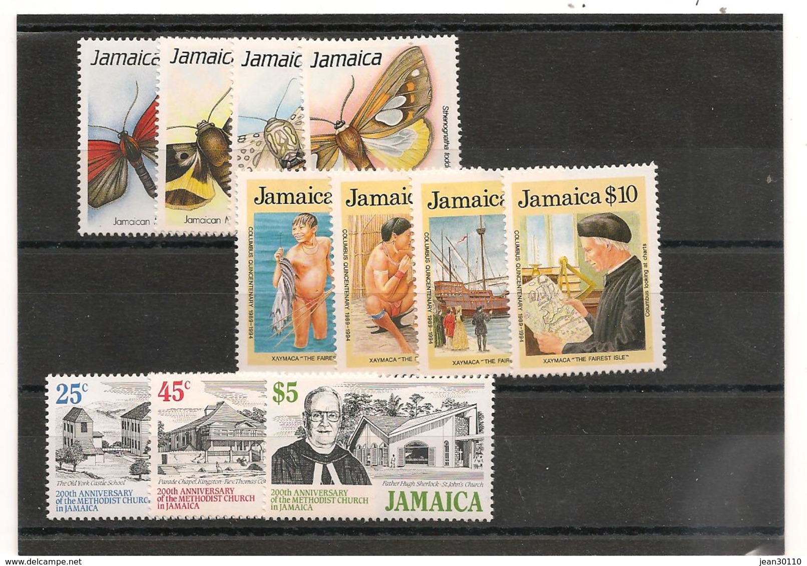 JAMAÏQUE ANNÉE 1989 N°Y/T :  740/750**  Côte : 29,00 € - Jamaica (1962-...)