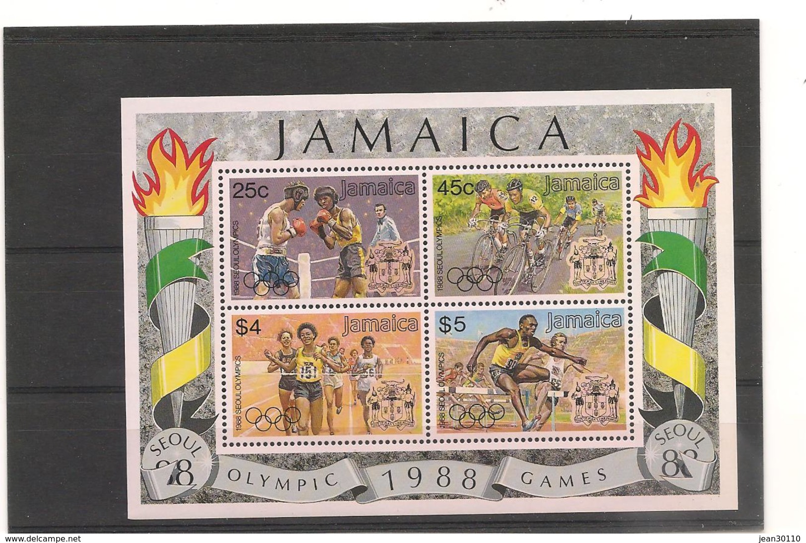 JAMAÏQUE ANNÉE 1988 N°Y/T :  699/739**  Côte : 107,00 € - Jamaica (1962-...)