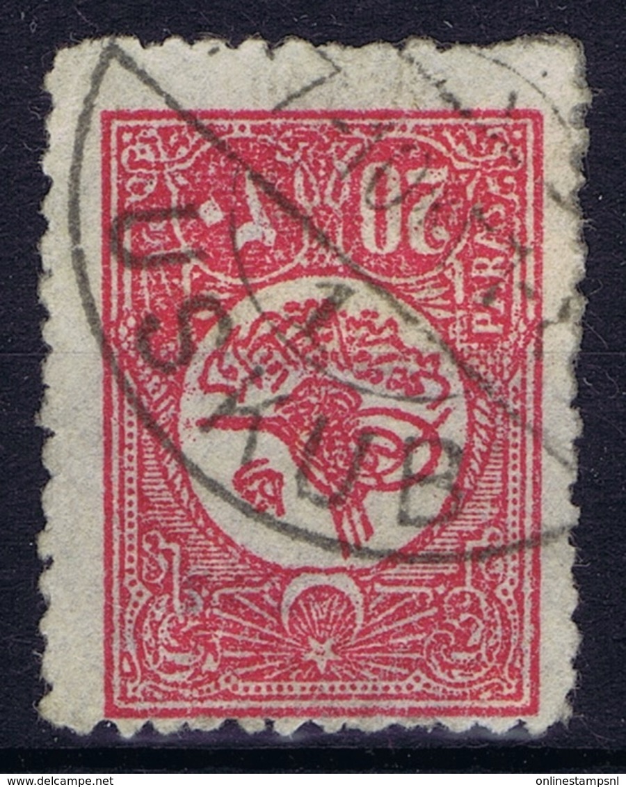 Ottoman Stamps With European CanceL  USKUB  SKOPJE NORTH MACEDONIA - Oblitérés