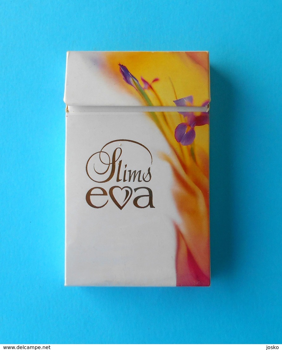 EVA SLIMS - Bosnia Empty Cigarettes Box * Cigarette Zigaretten Sigarette Cigarrillos Cigarros - Cajas Para Tabaco (vacios)