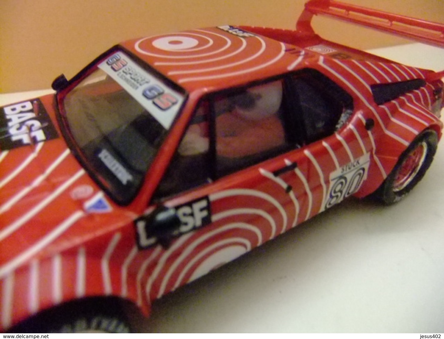 SCALEXTRIC BMW M 1 Sponsor BASF Coche Completo Y Poco Usado - Circuitos Automóviles