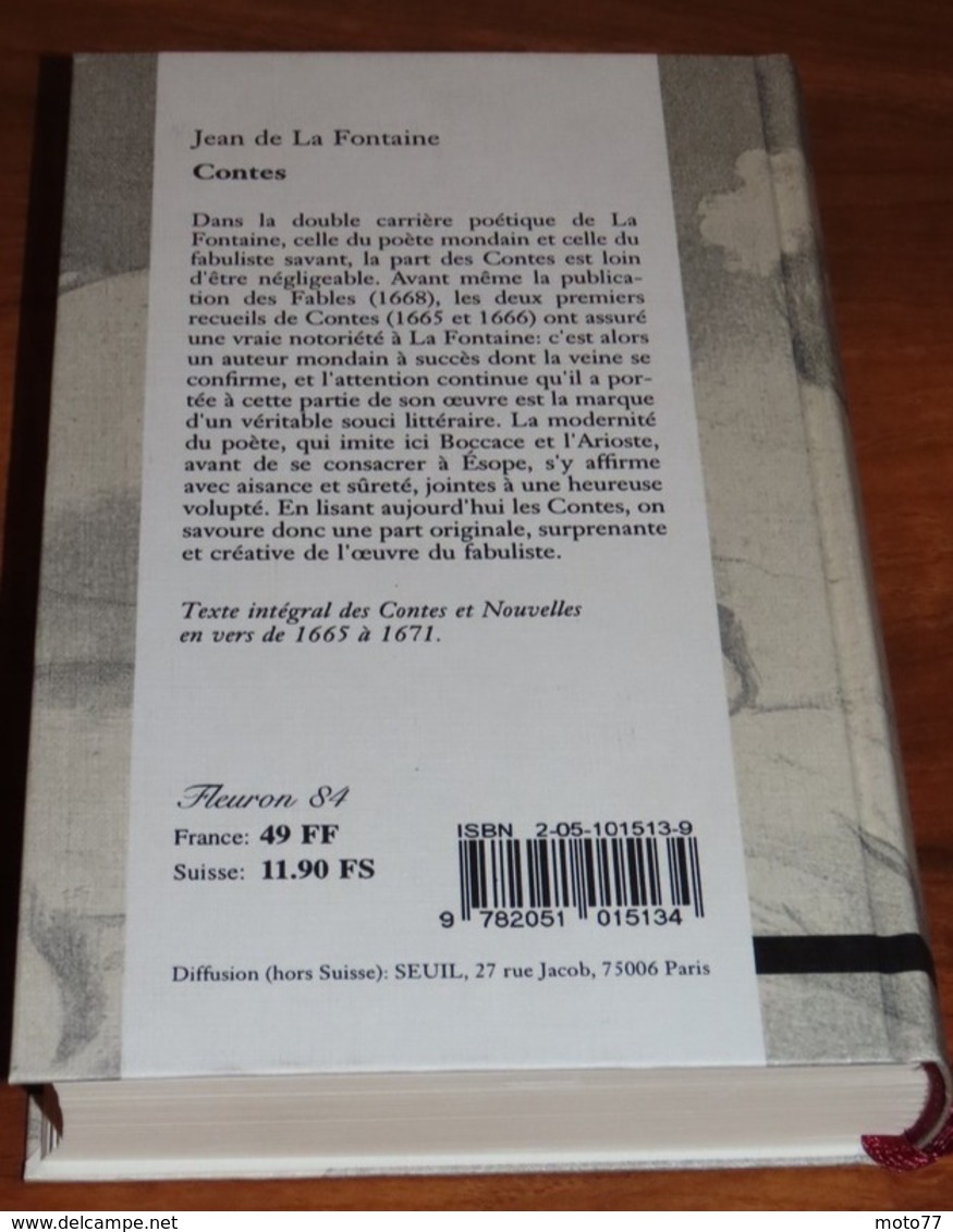 TOME - Tous LES CONTES DE LA FONTAINE - 1996 - Edition Fleuron - Texte Intégral Des Contes Et Nouvelles - 17 - Auteurs Français