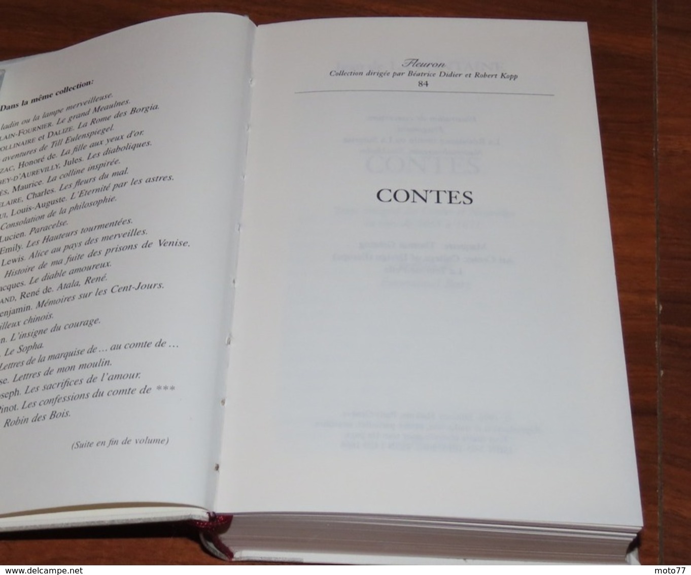 TOME - Tous LES CONTES DE LA FONTAINE - 1996 - Edition Fleuron - Texte Intégral Des Contes Et Nouvelles - 17 - Auteurs Français