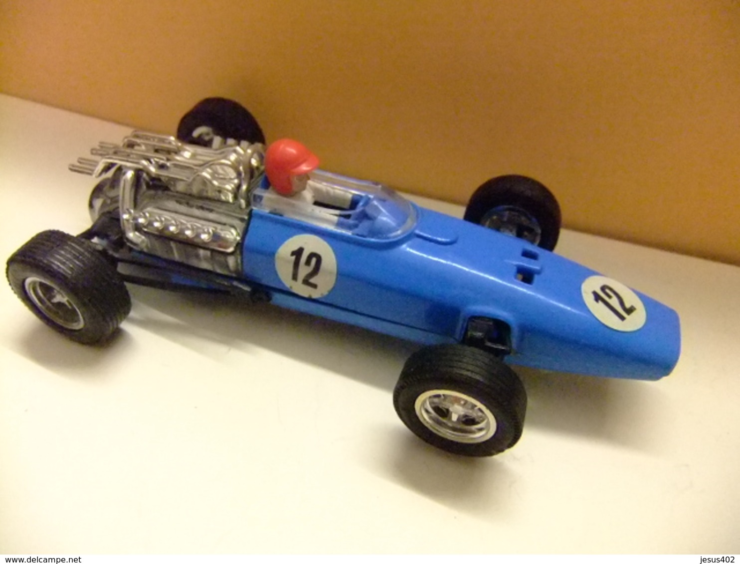 Scalextric Exin Honda F1  Primera Serie Bleu Ref. C 36 Fabriqué En Espagne - Circuitos Automóviles