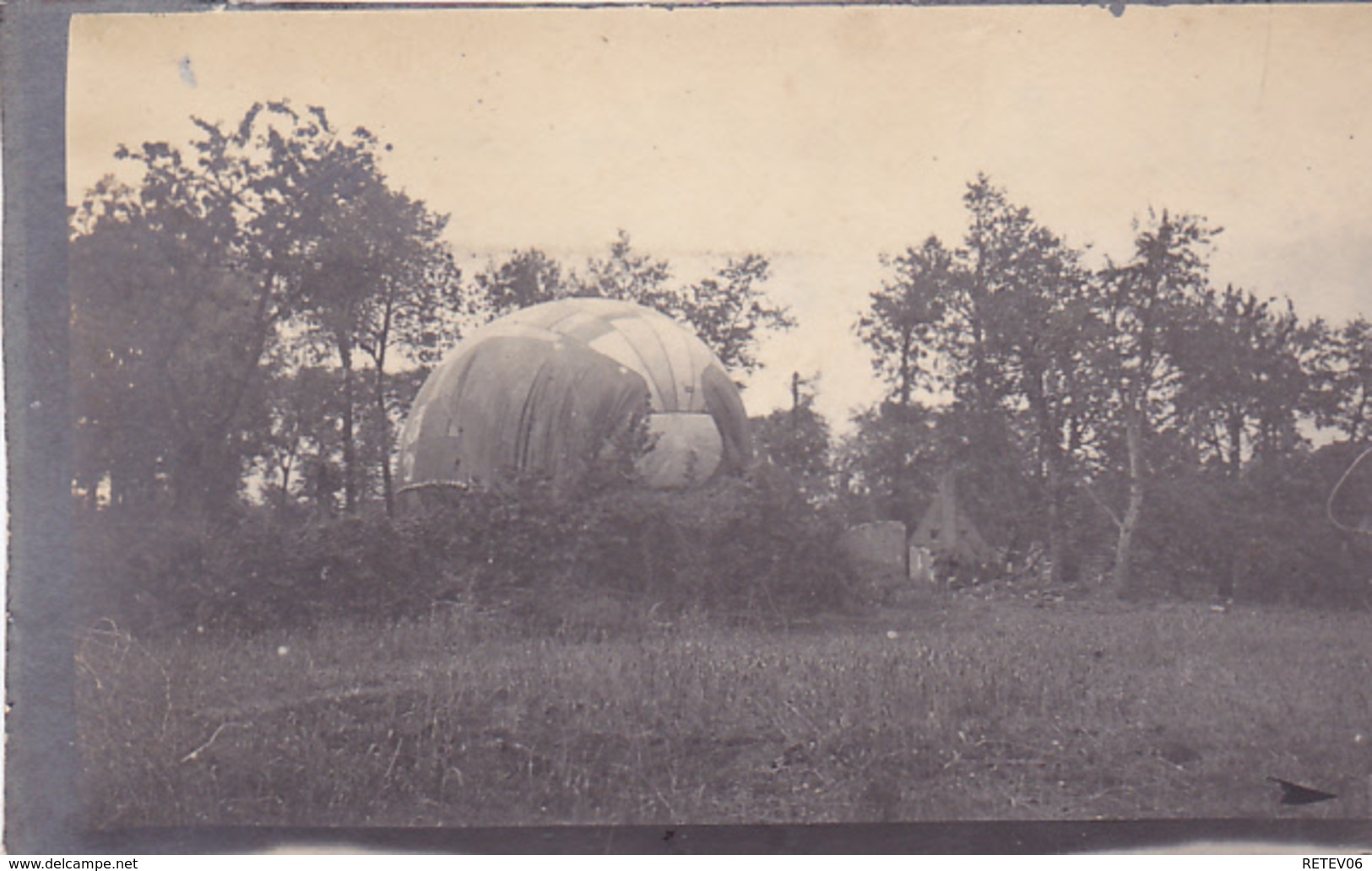 4 X Photo Ballon Franz. Flandern    Carte Photo Allemande 1° Guerre - Guerra 1914-18