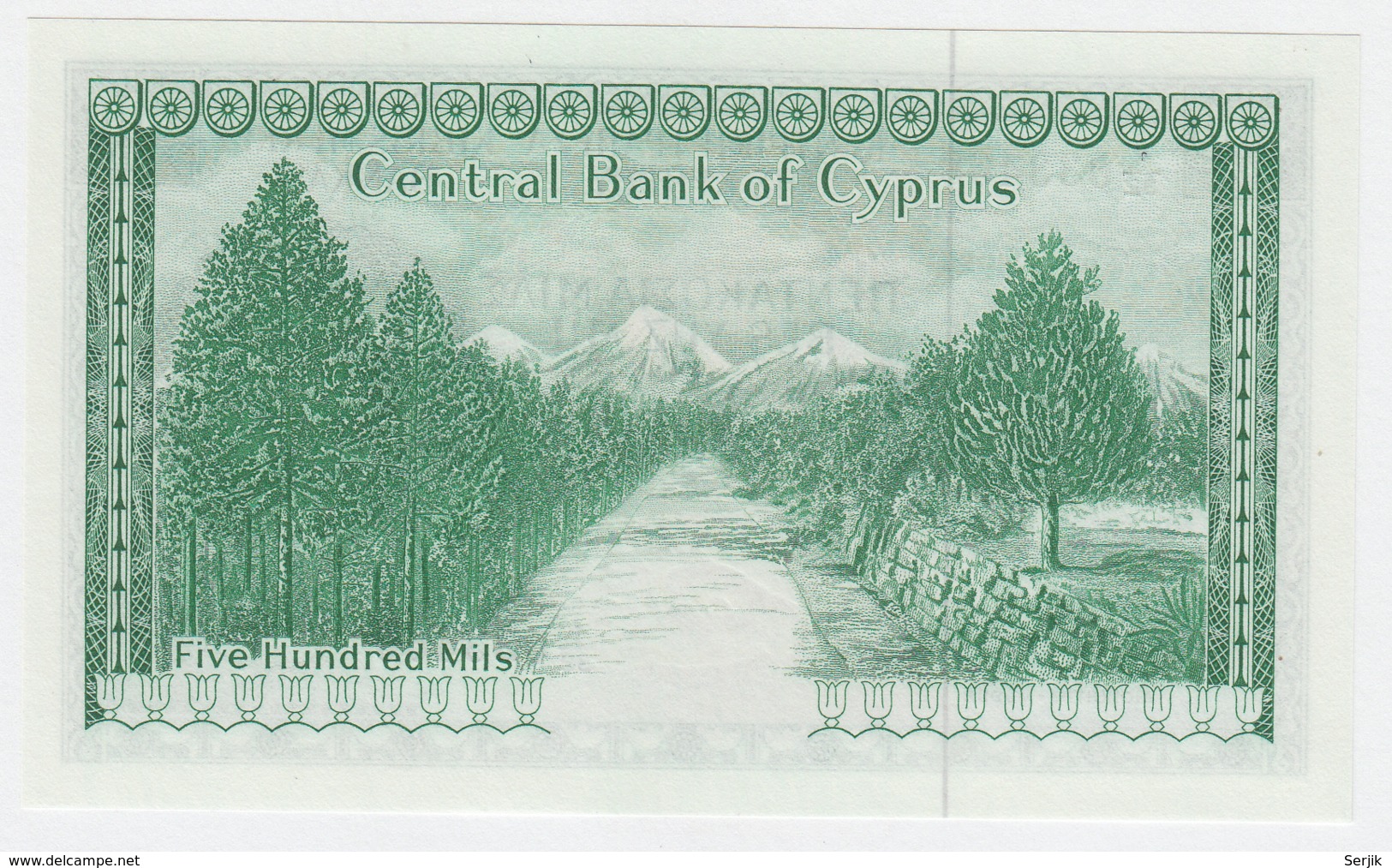 Cyprus 500 Mils 1974 UNC NEUF Pick 42b - Chipre