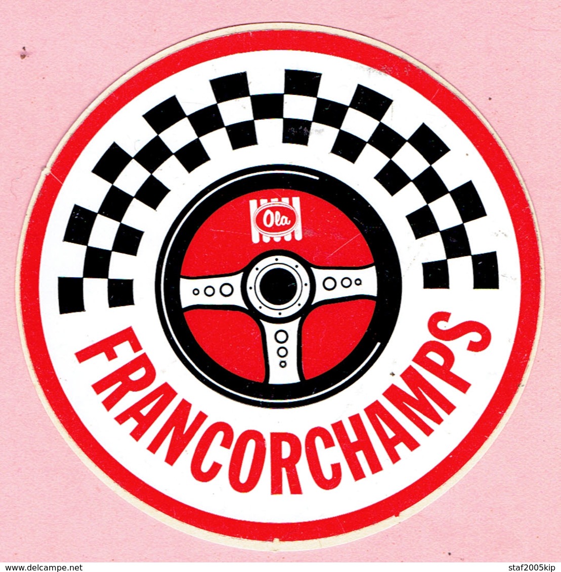 Sticker - FRANCORCHAMPS - Ola - Stickers