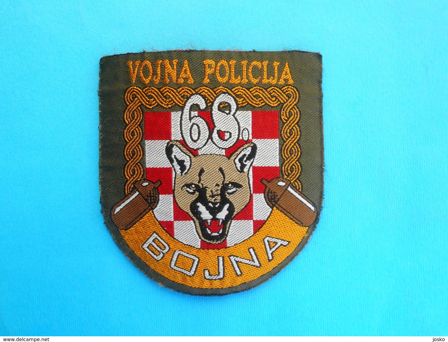 CROATIA ARMY - MILITARY POLICE 68. BOJNA Patch * Croatie Police Militaire Armee Ecusson Kroatien Militärpolizei Croazia - Police