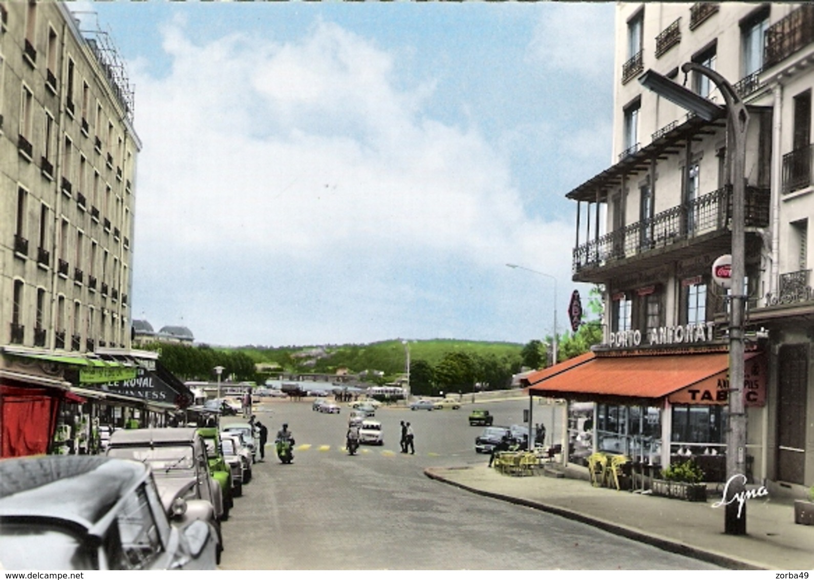 SAINT CLOUD Rue Dailly Place Georges Clemenceau 1966 - Saint Cloud