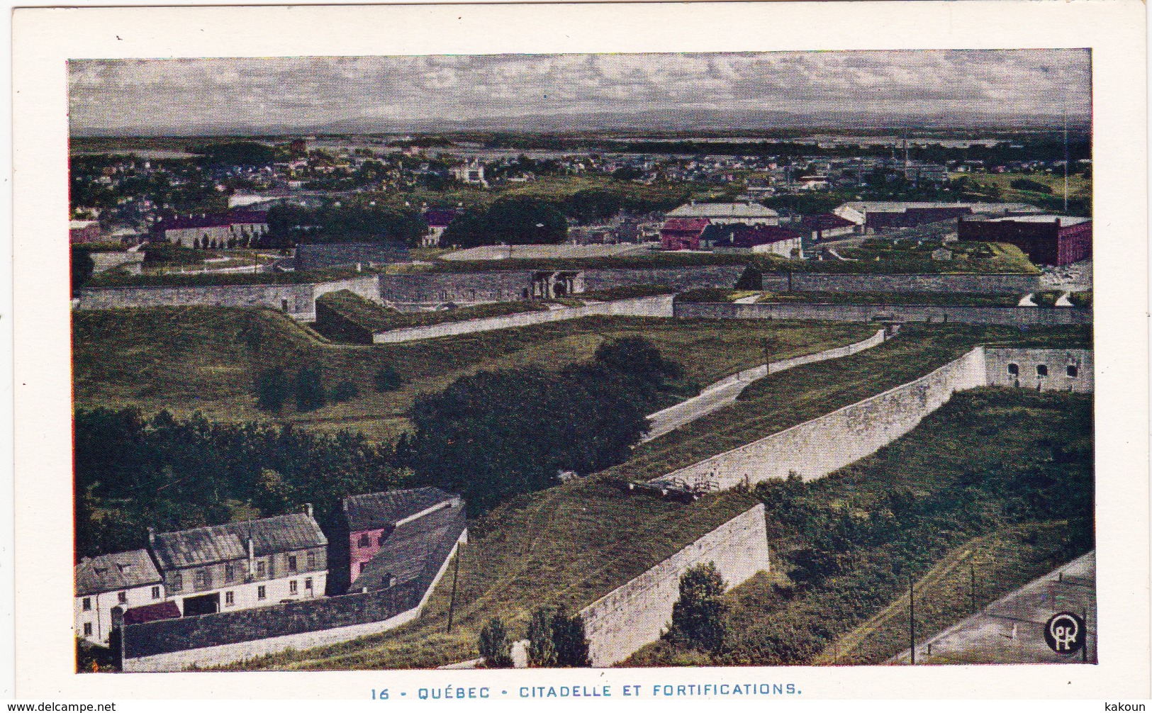 Lot De 2 Cartes Des Fortifications Et De La Citadelle, Québec, Lorenzo Audet (F386) - Québec - La Citadelle