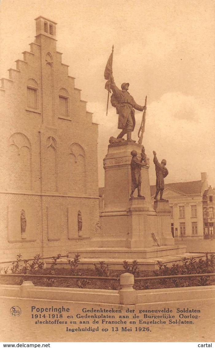 POPERINGHE - Gedenkteeken Der Gesneuvelde Soldaten 1914 - 1918 - Poperinge