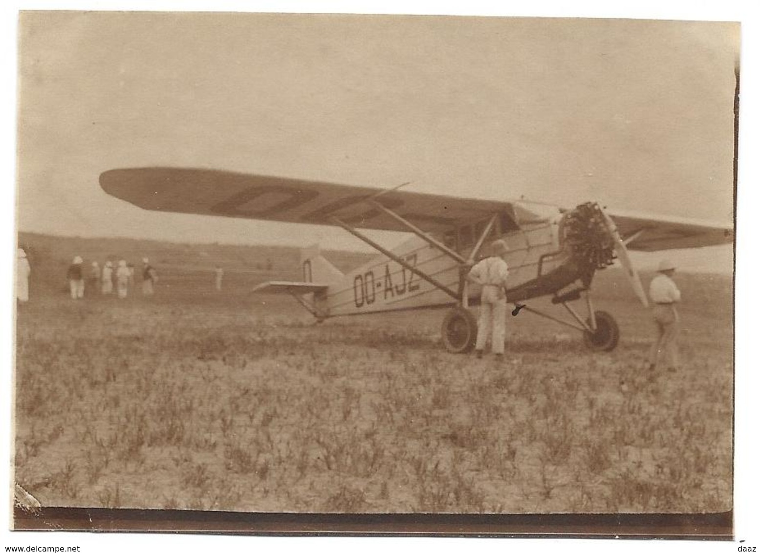 Avion De Edmond Thieffry Albertville Congo 1929  (Avimeta ) Aviation Photo 8x11 - Aviación