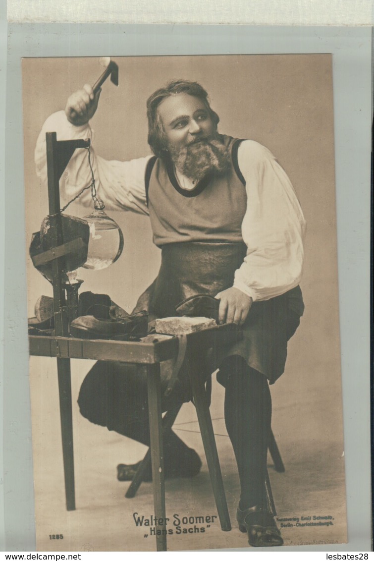 ARTISTE PORTRAIT Photo  Walter Soomer (Baritone/Bass)  "Hans Sachs"   Dresden 1913-JAN 2020 Gera 81 - Opéra